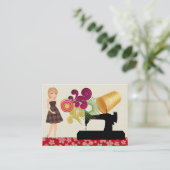 Mode/Seamstress-Karte - SRF Visitenkarte (Stehend Vorderseite)