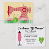 Mode/Seamstress-Karte - SRF Visitenkarte (Vorne/Hinten)