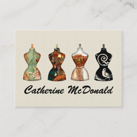 Mode/Seamstress-Karte - SRF Visitenkarte (Vorderseite)