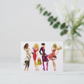 Mode / Seamstress / Retail Business Card - SRF Visitenkarte (Stehend Vorderseite)