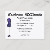 Mode / Seamstress / Upholsterie - SRF Visitenkarte (Rückseite)