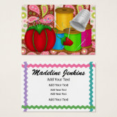 Mode - Seamstresskarte / Tag - SRF (Vorne & Hinten)