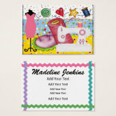 Mode - Seamstresskarte / Tag - SRF (Vorne & Hinten)