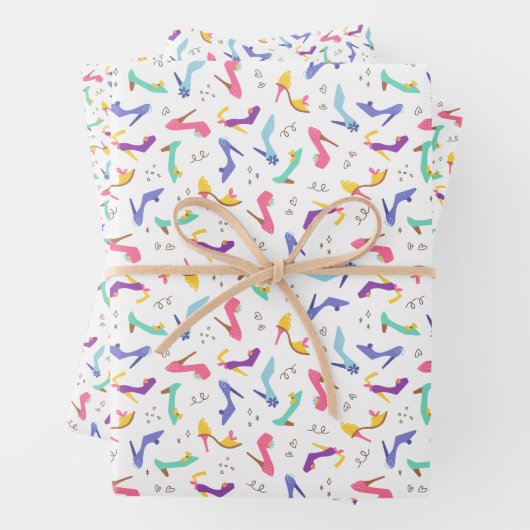 Mode Shoes Geschenkpapier Set (Beispiel)