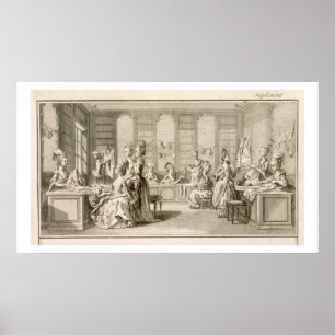 Mode-Shop aus der Enzyklopädie von Denis: Poster