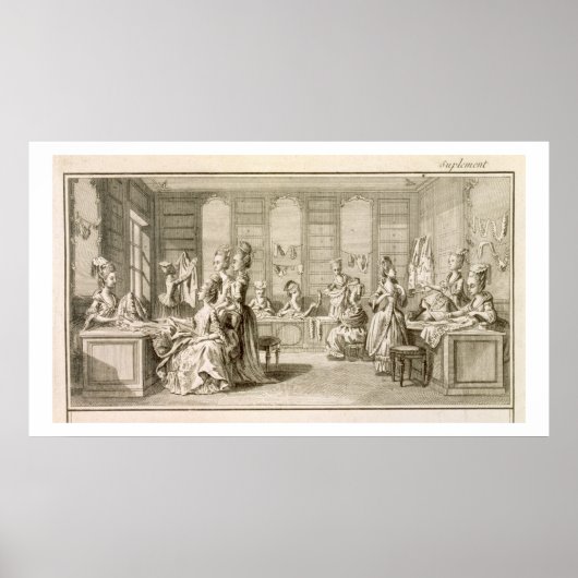 Mode-Shop aus der Enzyklopädie von Denis: Poster (Vorne)