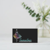 Mode Shop Kleid Sketch schwarze Boutique Visitenkarte (Stehend Vorderseite)