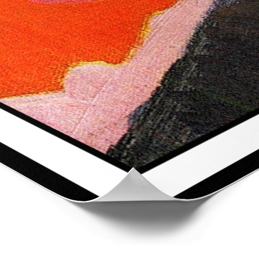 Mode Shop (Modegeschaft) von August Macke Poster (Ecke)