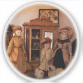 Mode Shopping Aufkleber (Vorderseite)