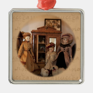 Mode Shopping Ornament Aus Metall