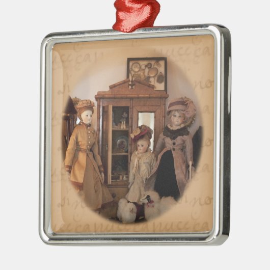 Mode Shopping Ornament Aus Metall (Links)