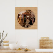 Mode Shopping Poster (Küche)