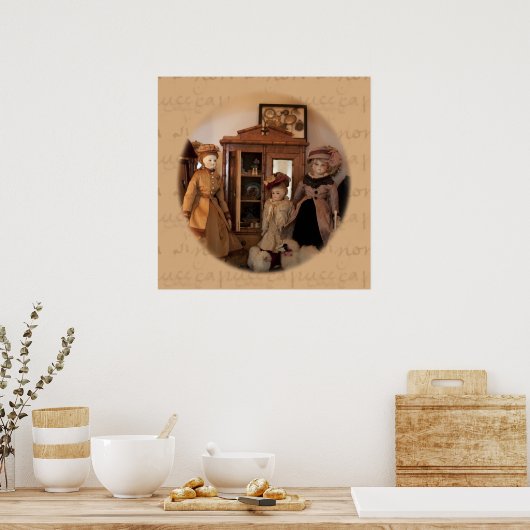 Mode Shopping Poster (Küche)