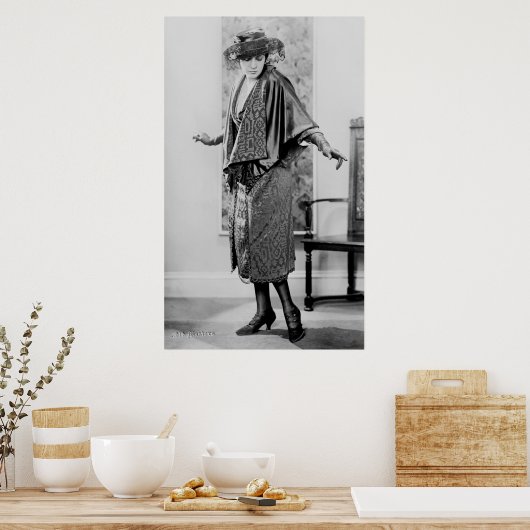 Mode-Show: 20er Jahre Poster (Küche)