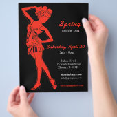 Mode Show (Feuerrot) Flyer (Hand)