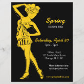 Mode-Show (Gold) Flyer (Vorne)