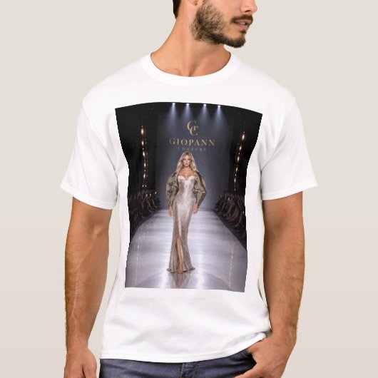 | Mode-Show-Kunstprint T-Shirt (Vorderseite)