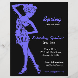 Mode-Show (Light Slate Blue) Flyer