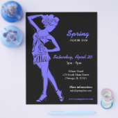 Mode-Show (Light Slate Blue) Flyer (Einzeln)