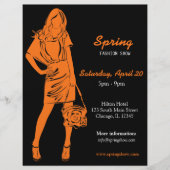 Mode-Show (Orange) Flyer (Vorne)