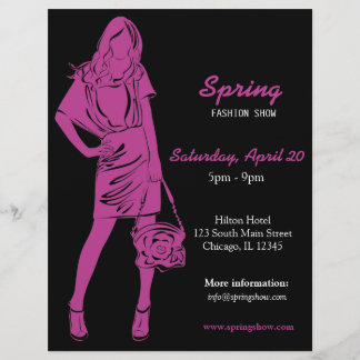 Mode-Show (Plum) Flyer
