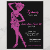 Mode-Show (Plum) Flyer (Vorne)