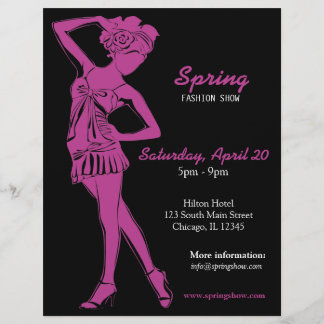 Mode-Show (Plum) Flyer