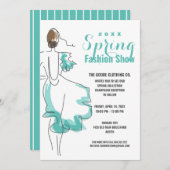 Mode-Show| Saisonales Auflistungslaufereignis Einladung (Vorne/Hinten)