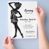 Mode-Show (schwarz) Flyer (Hand)