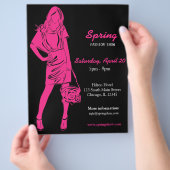 Mode Show (Tiefrosa) Flyer (Hand)