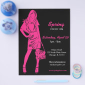 Mode Show (Tiefrosa) Flyer (Einzeln)