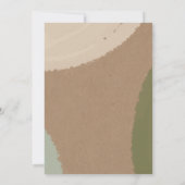 Mode Show Wohltätigkeit Event Dress Form Abstrakt Einladung (Rückseite)