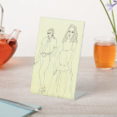 Mode Stand von Bassie Sockelschild (In SItu)