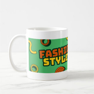 Mode-Stil-Typografie-Tasse – Trendiges Zitat-Desig Kaffeetasse