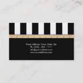 Mode-Studio-nähendes vorbildliches Haus Visitenkarte (Rückseite)