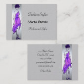 Mode-Stylist-Chubby Karte (Vorne/Hinten)