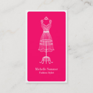 Mode-Stylist Fernsehgeschäfts-Karte Visitenkarte