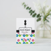 Mode-Stylist-Geschäfts-Karte Visitenkarte (Stehend Vorderseite)