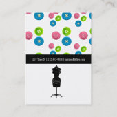 Mode-Stylist-Geschäfts-Karte Visitenkarte (Rückseite)