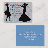 Mode-Stylist-Geschäfts-Karten Visitenkarte (Vorne/Hinten)