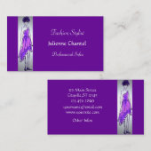 Mode-Stylist Visitenkarte (Vorne/Hinten)