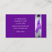 Mode-Stylist Visitenkarte (Rückseite)