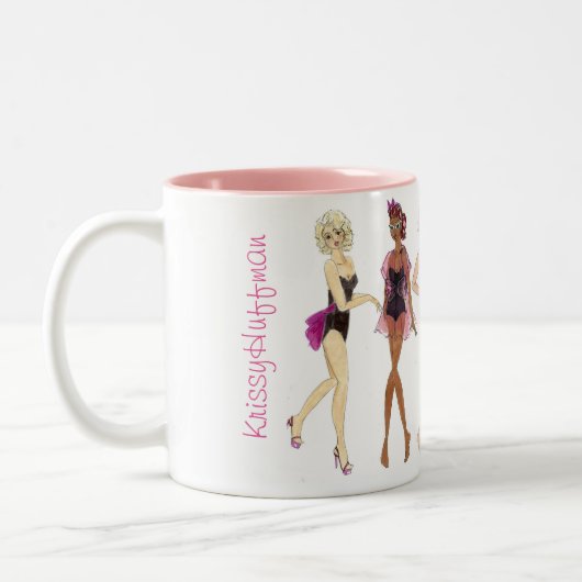 Mode-Tasse Zweifarbige Tasse (Links)
