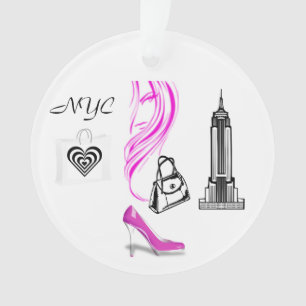 Mode-Thema-New- York Cityverzierung Ornament