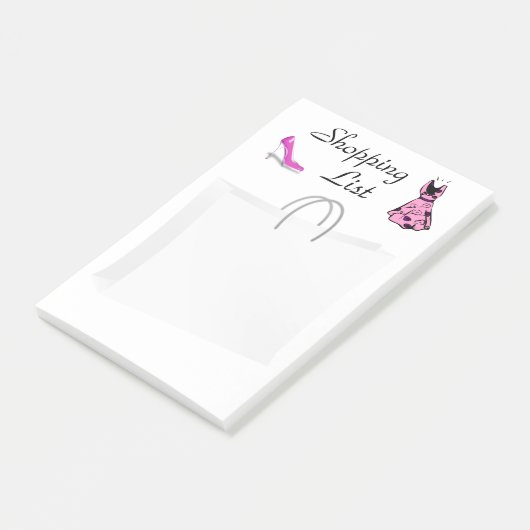 Mode-themenorientierte Post-it Klebezettel (angewinkelt)