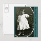 Mode-Toddler von 1909 Postkarte (Vorne/Hinten)
