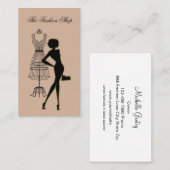 Mode und Art Visitenkarte (Vorne/Hinten)