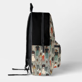 Mode und Gefühl fabelhaft Bedruckter Rucksack (Links)