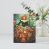 Mode und Goldfish Postkarte (Stehend Vorderseite)
