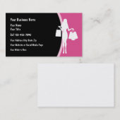 Mode und Shopping Visitenkarte (Vorne/Hinten)